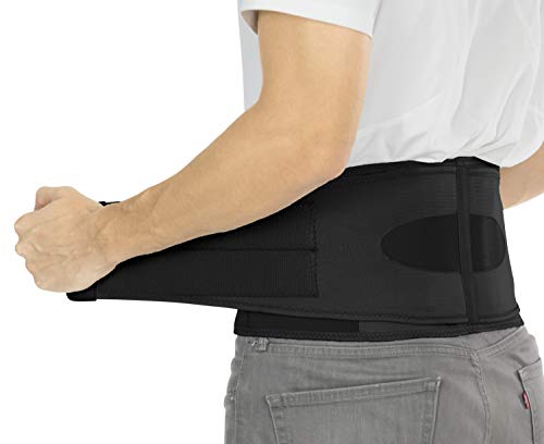 Vive Lower Back Brace - Support for Chronic Pain, Sciatica, Spasms, Nerve and Herniated or Slipped Disc - Adjustable Lumbar Wrap for Pain Management and Relief