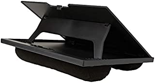 Mind Reader LTADJUST-BLK Adjustable Portable 8 Position Lap Top Desk with Built in Cushions, Black