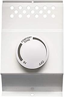 Cadet 8734 White Double Pole Built In Baseboard Thermostat