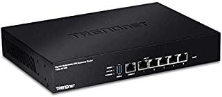 TRENDnet Gigabit Multi-WAN VPN Business Router, TWG-431BR, 5 x Gigabit Ports, 1 x Console Port, QoS, Inter-VLAN Routing, Dynamic Routing, Load-Balancing, High Availability, Online Firmware Updates