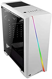 Cylon White RGB Mid Tower Computer Case