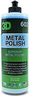 3D Metal Polish - Heavy Duty Multi-Purpose Metal Polish & Aluminum Restorer, Cleaner & Protectant of Dull, Oxidized & Tarnished Metal, Diamond Plates, Brass, Silver, Chrome, Gold, and Copper 16oz.