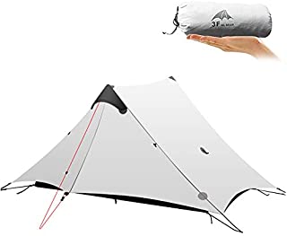 KIKILIVE Ultralight Tent 3-Season Backpacking Tent for 1-Person or 2-Person Camping, New LanShan Outdoor Camping Tent Shelter,Perfect for Camping, Trekking, Kayaking, Climbing, Hiking