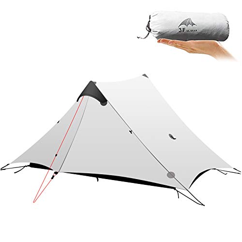 KIKILIVE Ultralight Tent 3-Season Backpacking Tent for 1-Person or 2-Person Camping, New LanShan Outdoor Camping Tent Shelter,Perfect for Camping, Trekking, Kayaking, Climbing, Hiking