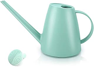 Qilebi Watering Can for Indoor Plants, Small Watering Cans for House Plant Garden Flower, Long Spout Water Can for Outdoor Watering Plants 1.8L 60oz 1/2 Gallon (Green)