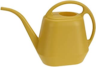 Fasmov Plastic Watering Can, Yellow, 1-Gallon