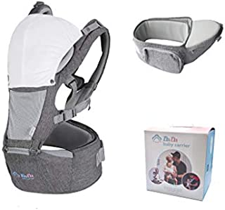 Baby Carrier Hip Seat for Newborn Toddler,Front Facing Child Carrier,Baby Back Carrier,All Season Breathable for Nursing Hiking Travel Indoor. Baby Shower Gift for New Mom and Dad,Mothers Day Gift