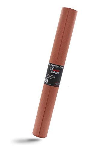 Pink Butcher BBQ Paper Roll (18 Inch by 50 Feet) - Food Grade Peach Wrapping Paper for Smoking Beef Brisket Meat Texas Style, All Natural and Unbleached