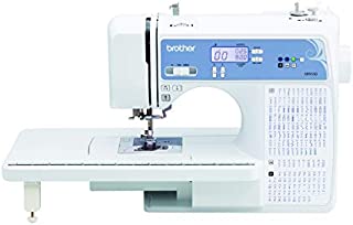 Brother XR9550 Sewing and Quilting Machine, Computerized, 165 Built-in Stitches, LCD Display, Wide Table, 8 Included Presser Feet, White