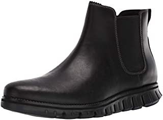 Cole Haan Men's Zerogrand Chelsea Waterproof Boot, Wp Black Leather, 10 M US