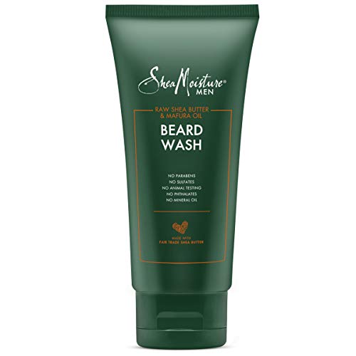 SheaMoisture Beard Wash for a Full Beard Maracuja Oil & Shea Butter to Deep Clean and Refresh Beards 6 oz