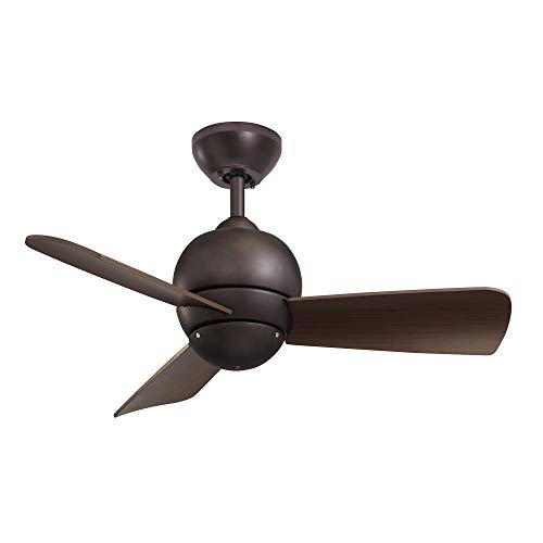 Emerson Ceiling Fans CF130ORB Tilo Modern Low Profile/Hugger Indoor Outdoor Ceiling Fan, Damp Rated, 30-Inch Blades, Light Kit Adaptable, Oil Rubbed Bronze Finish