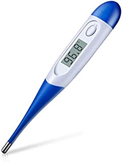 Digital Thermometer Fahrenheit for Fever, Fast Reading Underarm, Rectal and Oral Thermometer for Adults, Babies and Kids | Accurate Digital Thermometer Oral