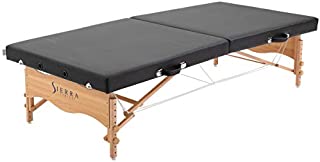 SierraComfort Sierra Comfort Low-Level Portable Massage Table (Black), SC-1004