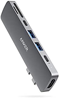 Anker USB C Hub for MacBook, PowerExpand Direct 7-in-2 USB C Adapter Compatible with Thunderbolt 3 USB C Port, 100W Power Delivery, 4K HDMI, USB C and 2 USB A Data Ports, SD and microSD Card Reader