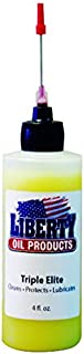 Triple Elite Liberty Oil, 4oz Bottle of The Best Oil for Lubricating Clocks. Restores and Loosens Clock Movements