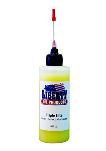 Triple Elite Liberty Oil, 4oz Bottle of The Best Oil for Lubricating Clocks. Restores and Loosens Clock Movements