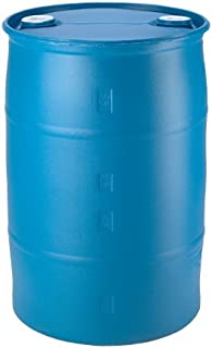 30 Gallon Plastic Water Barrel Great for Long Term Water Storage. | Blue