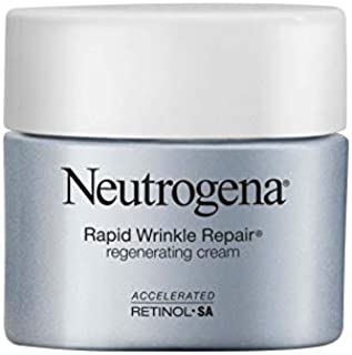 Neutrogena Rapid Wrinkle Repair Retinol Regenerating Anti-Aging Face Cream & Hyaluronic Acid; Anti-Wrinkle Retinol Moisturizer & Neck Cream, with Hyaluronic Acid & Retinol, 1.7 Oz