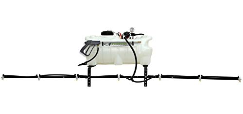 Workhorse ATV2507 25 Gallon Deluxe ATV Sprayer  White, Adjustable 7 Nozzle Heavy Duty Boom Sprayer, 140 in. Coverage