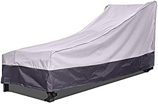 AsterOutdoor Waterproof Patio Chaise Lounge Cover, Heavy Duty 600D Oxford Fabric, UV Protection Patio Furniture Cover for Patio/Outdoor Chaise Lounge, 68