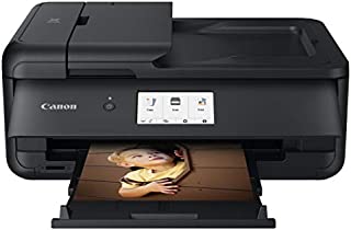 Canon PIXMA TS9520 All In one Wireless Printer For Home or Office| Scanner | Copier | Mobile Printing with AirPrint and Google Cloud Print, Black, Works with Alexa