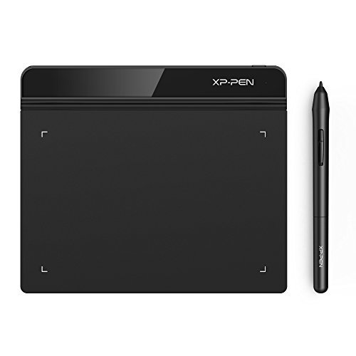 XP-PEN StarG640 6x4 Inch Ultrathin Tablet Drawing Tablet Digital Graphics Tablet with 8192 Levels Battery-Free Stylus Compatible with Chromebook-Rev B (for Drawing and E-Learning/Online Classes)