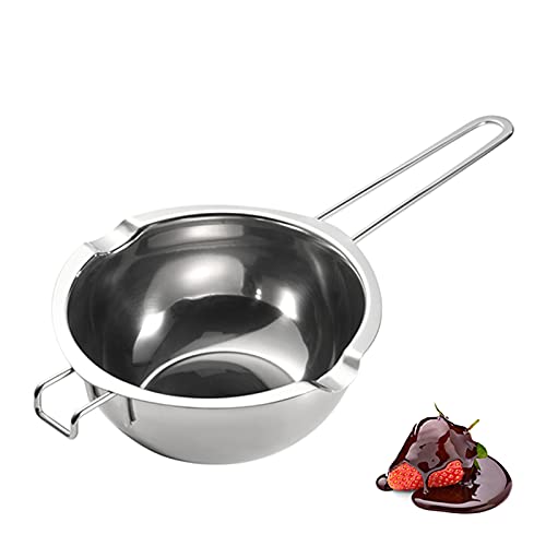 Double Boiler Pot,Candy Melting Pot,Melting Chocolate,Wax,Soap,and Candle Making,Melting Pot,Double Boiler for Chocolate Melting (480ML)