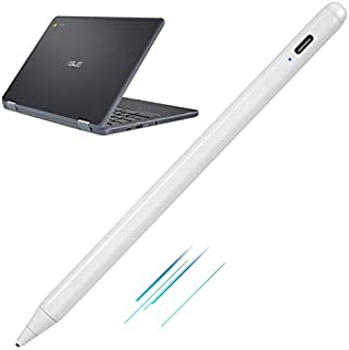 Stylus Pens for ASUS Chromebook Flip 2-in-1 Touchscreen Laptop,Active Pens Digital Stylus for ASUS Chromebook Flip 2-in-1 Stylus with Ultra Fine Tip,Touch-Control and Rechargeable,White