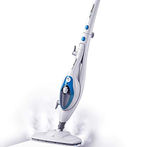 Steam Mop Cleaner 10-in-1 with Convenient Detachable Handheld Unit, Laminate/Hardwood/Tiles/Carpet Kitchen - Garment - Clothes - Pet Friendly Steamer Whole House Multipurpose Use by PurSteam