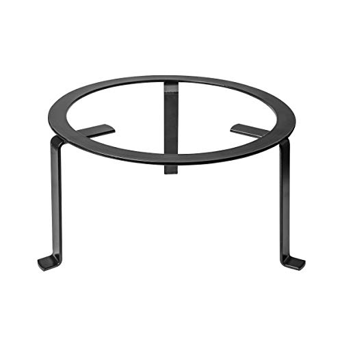 Machika Open Fire Tripod, Outdoor Fire Pit Cooking Stand, Round 40 cm Design, Portable, Cast Iron, Perfect for Camping, Backyards, Patios; Grill, Cook Over Campfire (16 Inch)