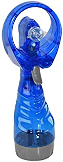 Home-X Battery-Powered Personal Misting Fan, Plastic Spray Water Bottle with Mini Fan