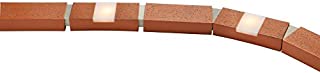 Argee RG840S Let's Light It 40-Foot Decorative Plastic Brick Edging with 6 Built-In Solar Lights, Terra Cotta