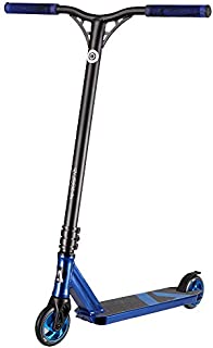 Albott Pro Stunt Scooters Freestyle Trick Scooter with CNC 6061-T6 Aluminum Fork 25 Inches Long Bar Beginner to Intermediate Durable Kick Scooter for Kids 8 Years and Up,Teens, Boys,Adults (Blue)