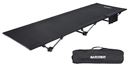 MARCHWAY Lightweight Folding Tent Camping Cot Bed, Portable Compact for Outdoor Travel, Base Camp, Hiking, Mountaineering, Backpacking, Newer Model