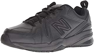 New Balance Men's 608 V5 Casual Comfort Cross Trainer, Black/Black, 12 XW US