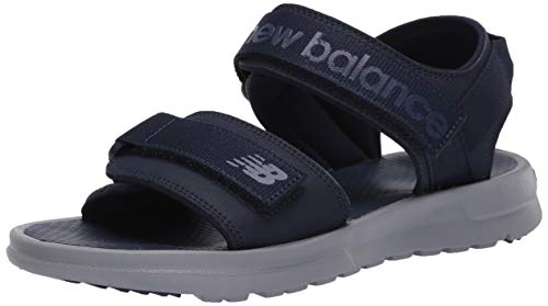 New Balance Men's 250 V1 Adjustable Sandal, Pigment Nb/Gunmetal, 11