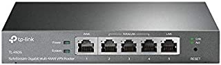 TP-Link Multi-WAN Wired VPN Router | Up to 4 Gigabit WAN Ports | SPI Firewall SMB Router | Omada SDN Integrated | Load Balance | Lightening Protection | Limited Lifetime Protection (TL-R605)