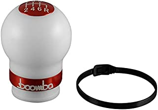 Boomba Racing ROUND 420g Weighted Shift Knob Red for 2017+ Honda Civic Si