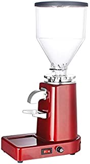 Huanyu Electric Coffee Grinder 1000G Commercial&Home Grinding Machine for Beans Nuts Spice Automatic Burr Grinder 200W Professional Miller 19 Fine - Coarse Grind Size Settings Stainless Steel Cutter (220V, Red)