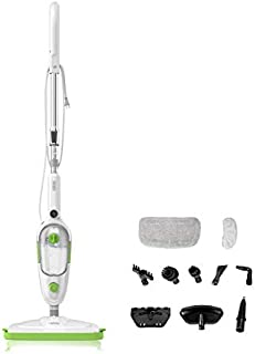 TOPPIN Steam Mop - 10 in 1 Detachable Handheld Steam Cleaner with 2 Pads, Adjustable Steam Level, 23ft Power Cord, and 450ml Water Tank for Hardwood Floor, Carpet, Tile, Laminate, Marble, etc