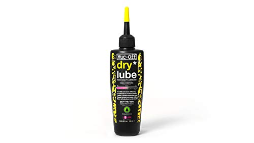 Muc Off Dry Chain Lube, 120 Milliliters - Biodegradable Bike Chain Lubricant, Suitable for All Types of Bike - Formulated for Dry Weather Conditions