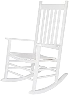 Shine Company Inc. 4332WT Vermont Porch Rocker, White