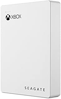 Seagate Game Drive For Xbox 4TB External Hard Drive Portable HDD, USB 3.0  White, Designed For Xbox One, 2 Month Xbox Game Pass Membership, 1 Year Rescue Service (STEA4000407)