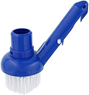 Swimming Pool Corner Vacuum Brush with Adjustable Vacuum Ring - Connects to Standard 1-1/2