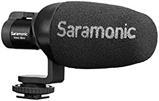 Saramonic On-Camera Mini Shotgun Mic for DSLR, Mirrorless, Video, Smartphones & Tablets (VMICMINI)