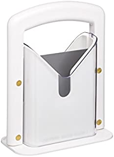 Hoan The Original Bagel Guillotine Universal Slicer, 9.25-Inch, White