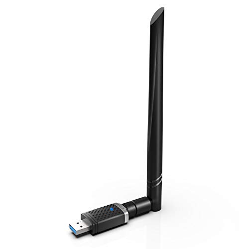 EDUP WiFi Adapter for Gaming 1300Mbps, USB 3.0 Wireless Adapter Dual Band 5GHz 802.11 AC WiFi Dongle Support Desktop Laptop Windows XP/Vista/7/8/10 Mac 10.6-10.15, USB Flash Drive Included