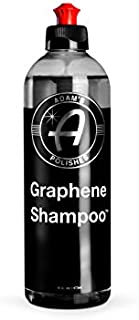 Adam's Graphene Shampoo - Graphene Ceramic Coating Infused Car Wash Soap - Powerful Cleaner & Protection in One Step - pH Neutral, High Suds for Foam Cannon, Foam Gun, Or Detailing Bucket (16oz)