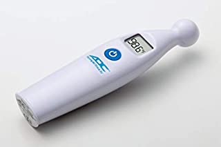 ADC Temple Touch Digital Fever Thermometer, Non Invasive and Quick Read, Suitable for Babies, Newborns, Kids, and Adults, Adtemp 427, White